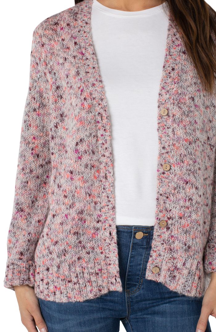 Liverpool Button Front Marled Cardigan Sweater – Northern Roots Boutique